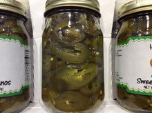 Load image into Gallery viewer, Sweet Pickled Jalapeños  3-Pack  (All Natural) (17oz. jars)