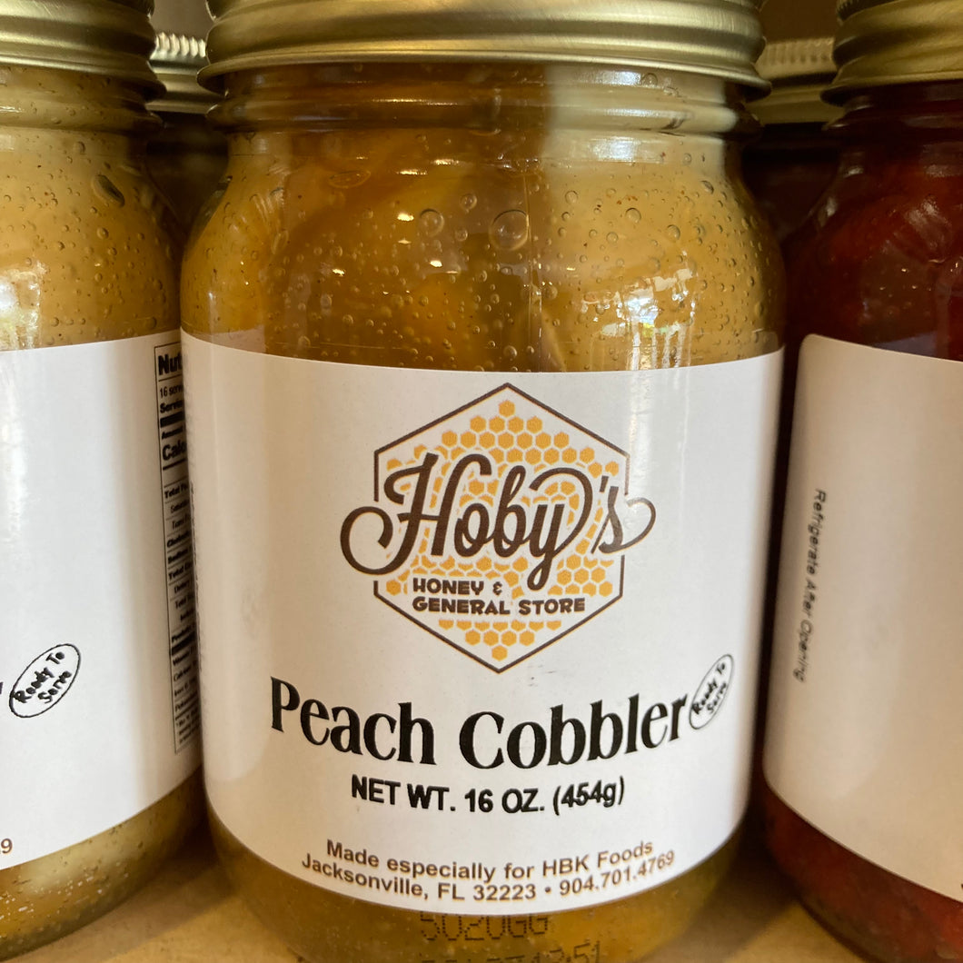 Peach Cobbler : Single Jar (Ready to Eat)(20 oz. Jar)