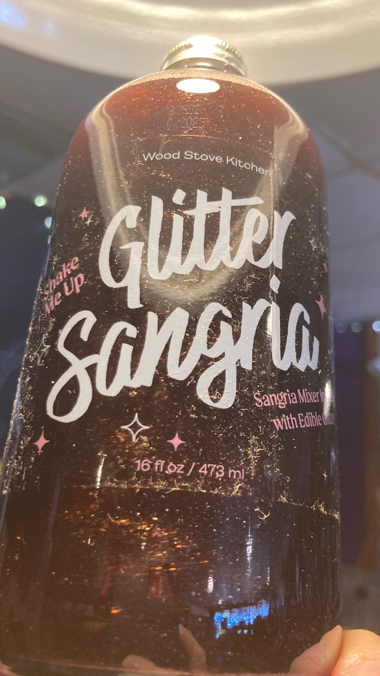 Glitter Sangria 16oz: All Natural Simple Syrup