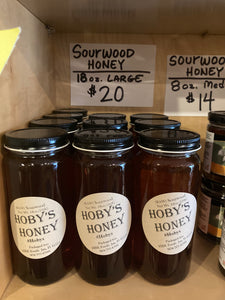 18oz. Sourwood Honey (*Raw)