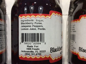 blackberry jalapeno jam ingredients