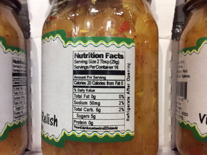 Vidalia Onion Relish 3-Pack  (All Naturals)(16oz. jars)