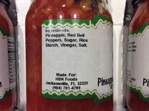 pineapple pepper relish ingredients