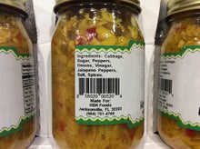 Load image into Gallery viewer, all natural hot chow chow ingredients