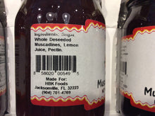 Load image into Gallery viewer, all natural muscadine jam ingredients