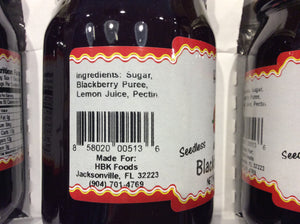 all natural seedless blackberry jam ingredients