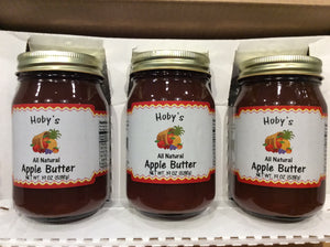 all natural apple butter 3 pack front image no graphic