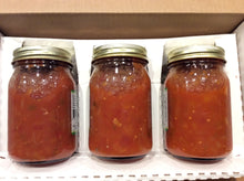 Load image into Gallery viewer, mango salsa 3 pack gift box back of jar view
