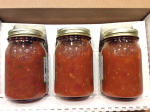 mango salsa 3 pack gift box back of jar view