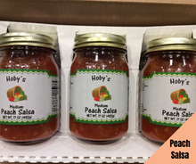 Load image into Gallery viewer, peach salsa 3 pack with graphic