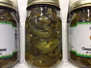 Sweet Pickled Jalapeños  3-Pack  (All Natural) (17oz. jars)