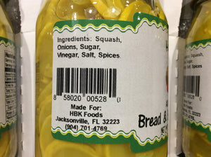 bread and butter squash ingredients