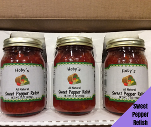Sweet Pepper Relish 3-Pack  (All Natural) (17oz. jars)
