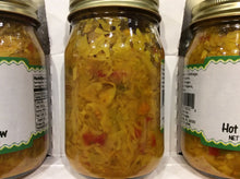 Load image into Gallery viewer, all natural hot chow chow back of jar view