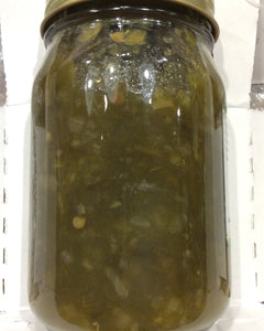cajun candy jalapeno relish back view