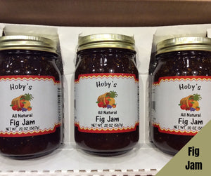 all natural fig jam 3 pack with graphic