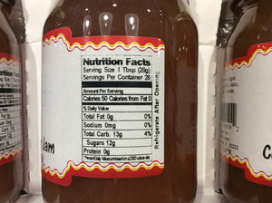 all natural cinnamon pear jam nutrition information