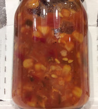 Load image into Gallery viewer, all natural corn relish back of jar view