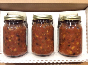 bean and corn salsa 3 pack back image