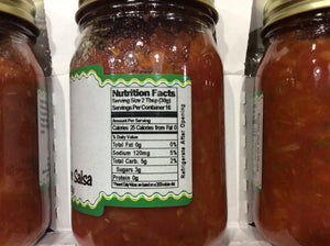 pineapple bacon salsa nutritional information