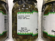 Load image into Gallery viewer, Sweet Pickled Jalapeños  3-Pack  (All Natural) (17oz. jars)