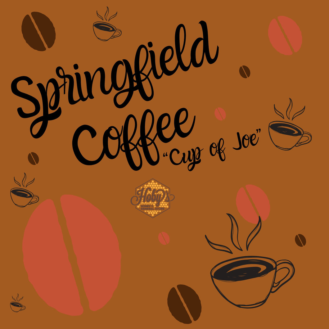 Springfield Coffee or Cup of Joe - Soy Wax Candle 12 ounce jars