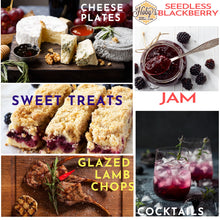 Load image into Gallery viewer, ways to use all natural seedless blackberry jam