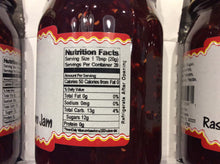 Load image into Gallery viewer, all natural raspberry jalapeno jam nutritional information