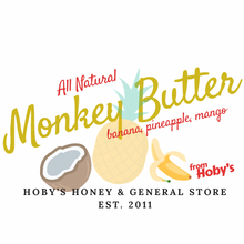 Load image into Gallery viewer, Monkey Butter : Single Jar : :banana, pineapple, mango- (All Natural)(19 oz. Jar)