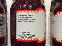 Load image into Gallery viewer, frog jam figs raspberries oranges ginger jam ingredients