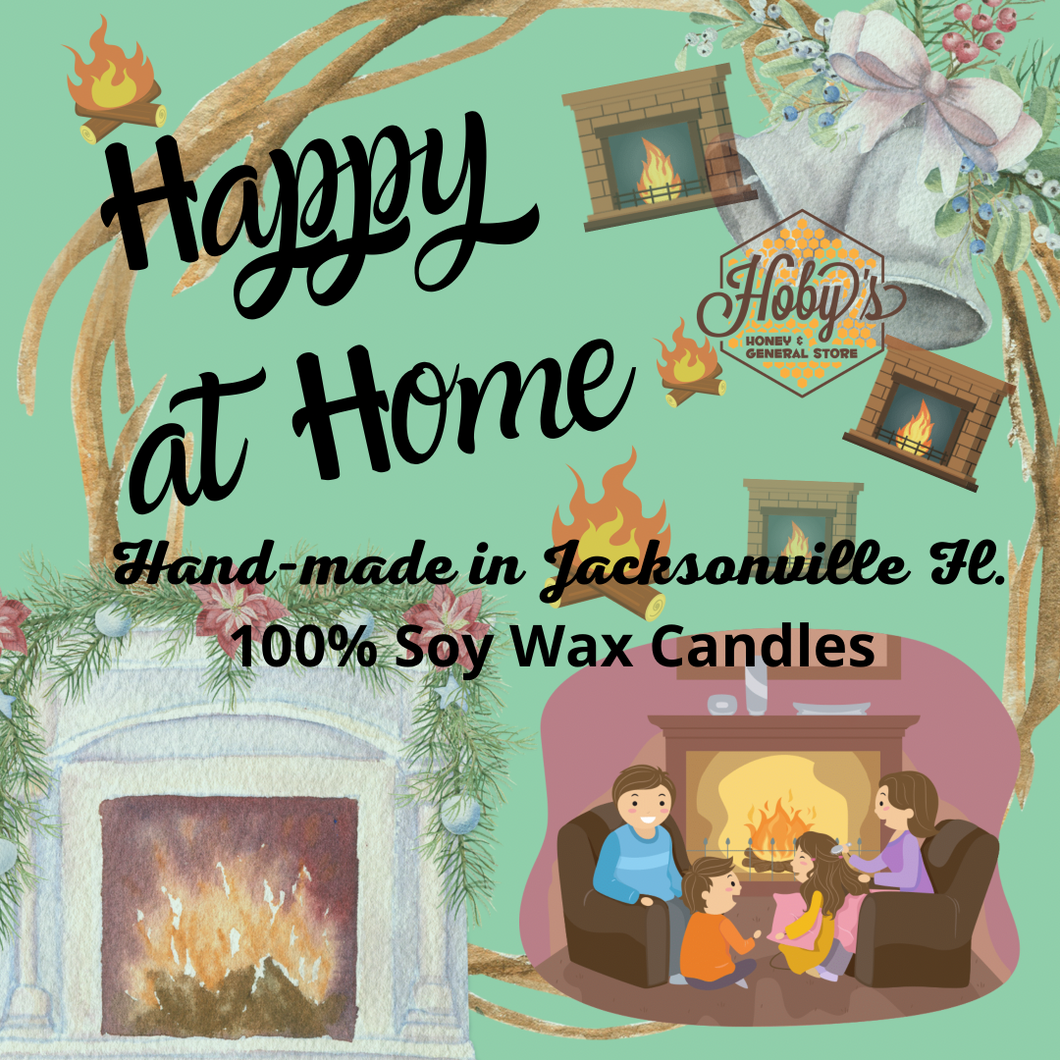 Happy at Home - Soy Wax Candle 12 ounce jars