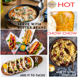 ways to use all natural hot chow chow