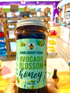 Avocado Blossom Honey - 11oz Bear Hug Honey Company