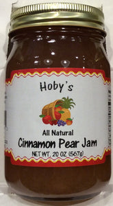 Cinnamon Pear Jam : Single Jar (All Natural)(20 oz. Jar)