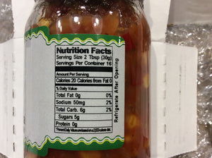 corn salsa nutritional information