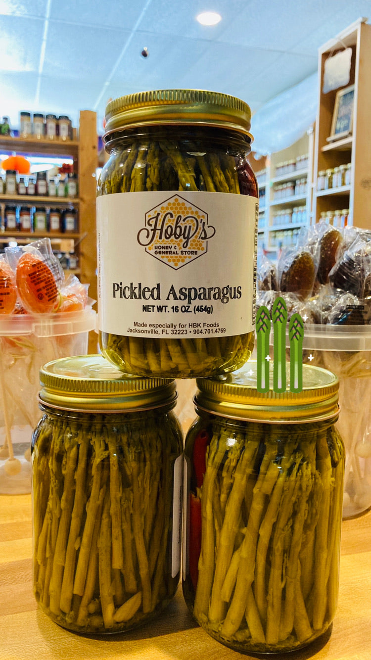 Pickled Asparagus: Single Jar :(16 oz. Jar)