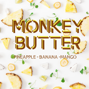 Monkey Butter : Single Jar : :banana, pineapple, mango- (All Natural)(19 oz. Jar)