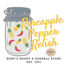 Load image into Gallery viewer, pineapple pepper relish graphic
