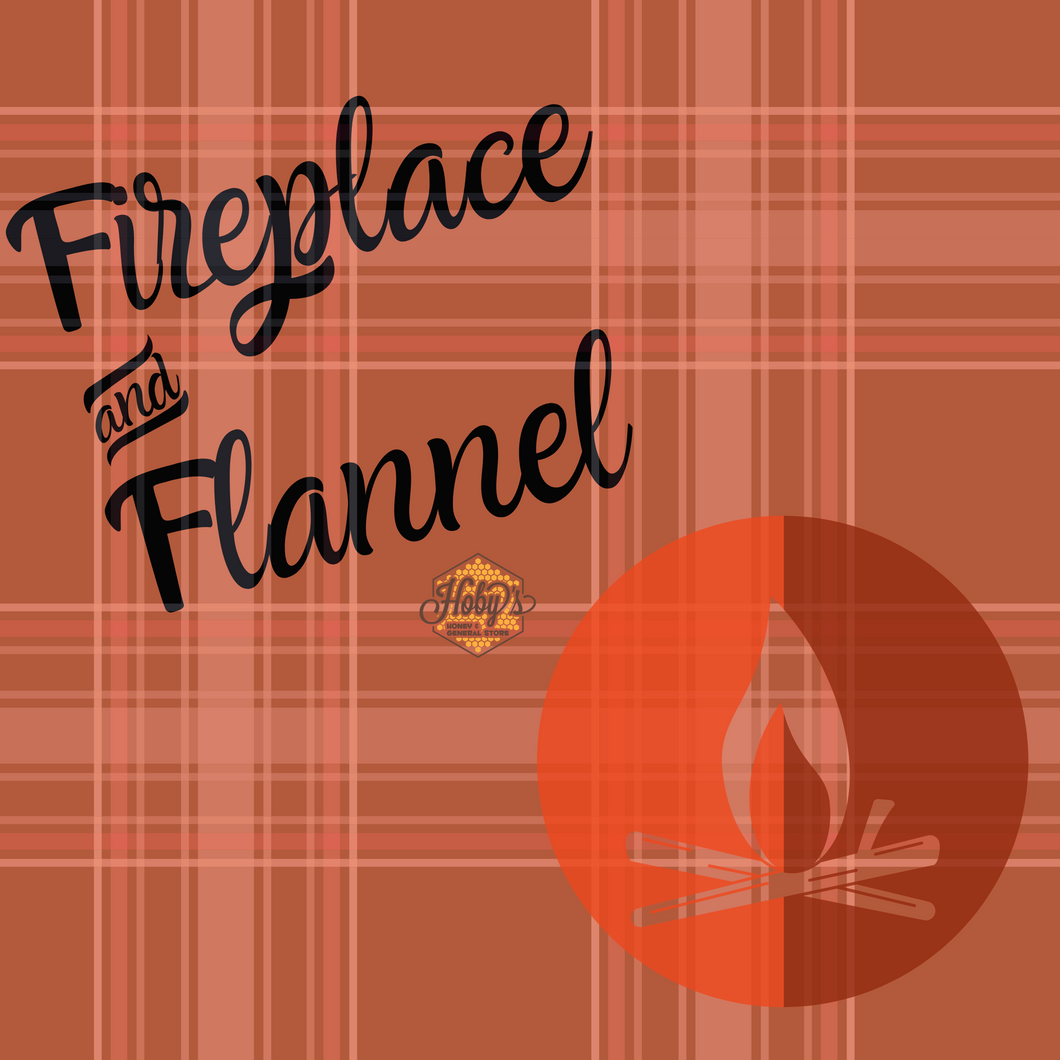 Fireplace & Flannel - Soy Wax Candle 12 ounce jars