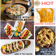 Load image into Gallery viewer, ways to use all natural hot chow chow