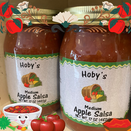 Apple Salsa: Single Jar :- (All Natural)(17 oz. Jar)