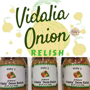 Vidalia Onion Relish 3-Pack  (All Naturals)(16oz. jars)