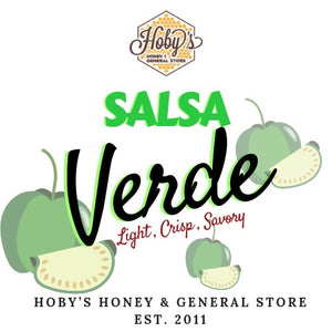 all natural salsa verde graphic