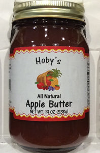 all natural apple butter front