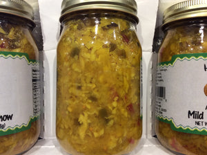 all natural mild chow chow back of jar view