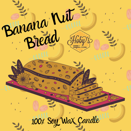 Banana Nut Bread - Soy Wax Candle 12 ounce jars