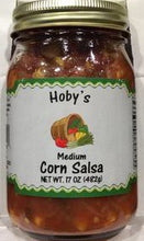 Load image into Gallery viewer, corn salsa front of jar view