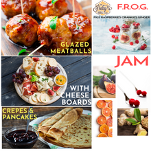 Load image into Gallery viewer, ways to use frog jam figs raspberries oranges ginger jam 