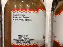 Load image into Gallery viewer, all natural peach butter with ingredients
