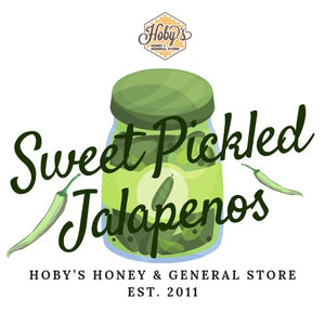 Sweet Pickled Jalapenos: Single Jar :- (All Natural)(17 oz. Jar)